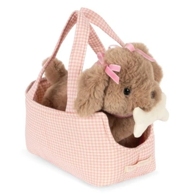 Abbildung von Konges Slojd Kuscheltier im Korb Maude Puppy