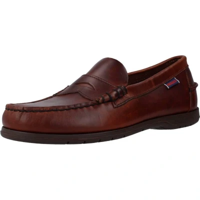 Abbildung von Sebago Herren Nautico para Hombre Thetford Leather Loafers Marrón Talla 43 EUR Mokassin, 42 EU