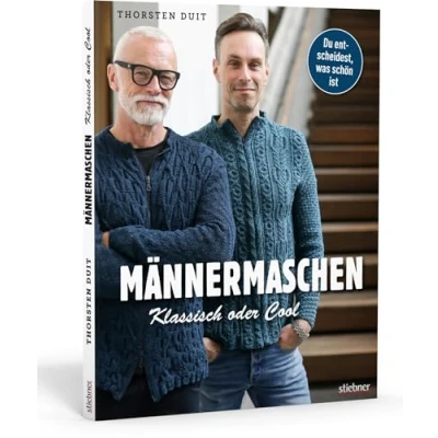 Abbildung von Männermaschen: Klassisch oder cool. Das erste Strickbuch für die komplette Herrengarderobe: Kreative Ideen Socken, Mützen, Schals u.v.m. mit Grundschnitt, Strickanleitung und YouTube Tutorials