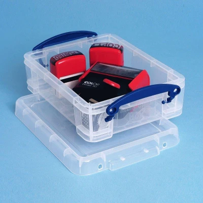 Abbildung von REALLY USEFUL BOX 1.75 Liter 245 x 180 70 mm transparent