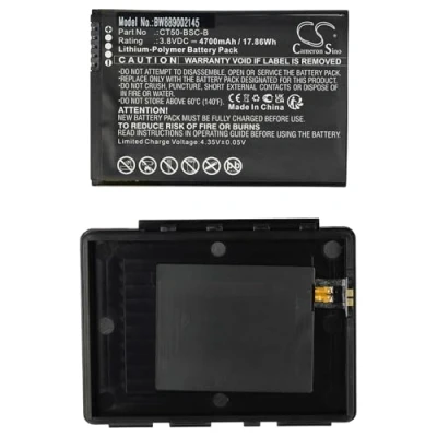 Abbildung von vhbw Akku kompatibel mit Honeywell Dolphin CT65, CT60 Mobilcomputer PDA Scanner (4700 mAh, 3,8 V, Li Polymer)