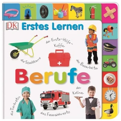 Abbildung von Erstes Lernen. Berufe: Pappbilderbuch mit Griff Register und über 100 Fotos ab 1 Jahr