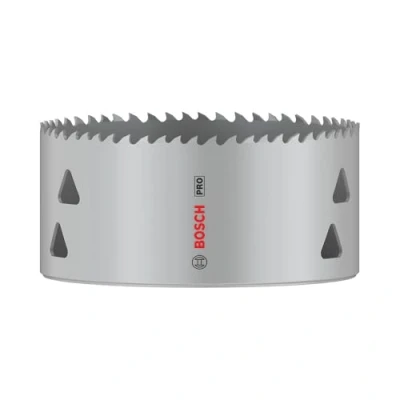 Abbildung von Bosch 1x PRO Multi Material Lochsäge (für Weichholz, Trockenbauwand, Ø 105 mm, Professional Zubehör Bohrmaschine/Schrauber)