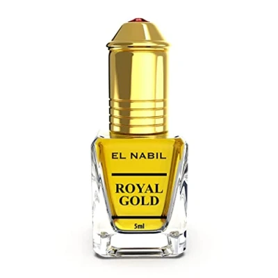 Abbildung von El Nabil Öl Parfüm MUSC Royal Gold Parfum mit Roll On Applikator 5 ml