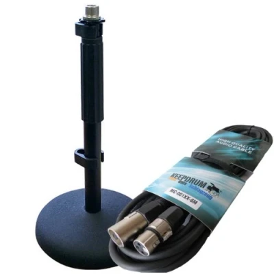 Abbildung von Rode DS1 Tischstativ Ständer + keepdrum XLR Mikrofonkabel