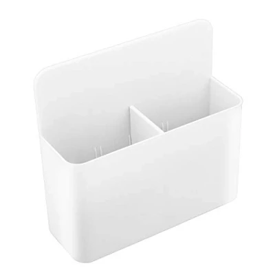 Abbildung von MoKo Magnetisch Markerhalterung, Magnet Ablage Whiteboard Stifthalter Schulbedarf für Schulleben Kühlschrank Schließfach und andere magnetische Oberflächen, Weiß