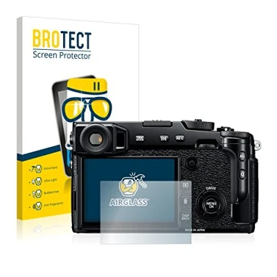 Abbildung von BROTECT Schutzglas für Fujifilm X Pro2 Schutzfolie Panzer Folie Glas [Extrem Kratzfest 9H, Anti Fingerprint, Ultra Transparent]