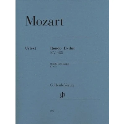 Abbildung von Rondo D dur KV 485: Instrumentation: Piano solo (G. Henle Urtext Ausgabe)