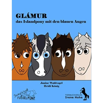 Abbildung von Glámur, das Islandpony mit den blauen Augen: Jump &#039;n roll Fusselpony: Fusselponys