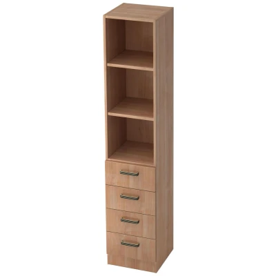 Abbildung von HAMMERBACHER Regalschrank 7600 SG, V7600/N/N/SG nussbaum