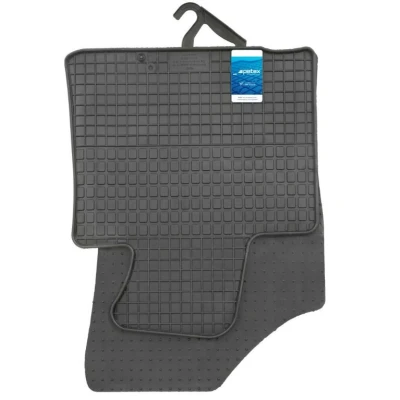 Abbildung von Petex 98212 Fußmattensatz Gummi vorne und hinten 4 schwarz Maßgefertigt KIA: SORENTO 2