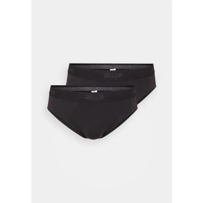 Abbildung von Sloggi 2P SLG Base Midi Briefs Schwarz Baumwolle Small Herren