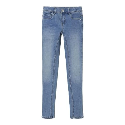 Abbildung von Name it Nkfpolly PANT Jeans Skinny Fit für Kinder, Größe: 92, Light blue denim