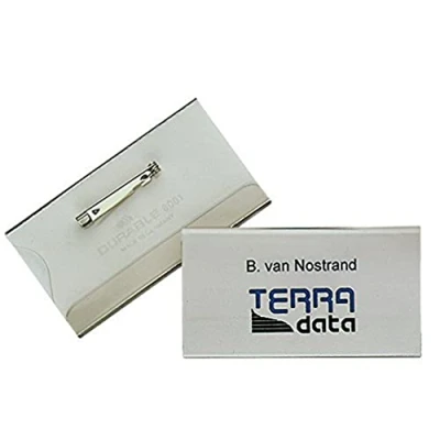 Abbildung von DURABLE Namensschilder transparent 7.5 cm x 4