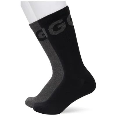Abbildung von HUGO Underwear Socken &quot;2P QS RIB ICONCOL CC&quot;, (Packung, 2 Paar, 2er Pack), mit eingestricktem Logo