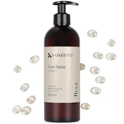 Abbildung von Habys Massageöl REYA Pure Relax Öl Sanfter Beruhigender Duft 500 ml