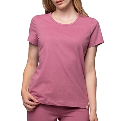 Abbildung von loud + proud Single Tshirt basic, Damen, Größe: 38, Altrosa