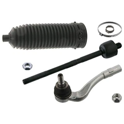 Abbildung von FEBI BILSTEIN 40166 Spurstange Vorderachse links mit Anbaumaterial Schellen, Lenkmanschetten MERCEDES BENZ: C Klasse T modell