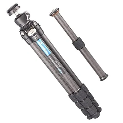 Abbildung von LEOFOTO Carbon Dreibeinstativ LS 284C Ranger + Ballhead LH 30 2segmentige Mittelsäule DC 282C