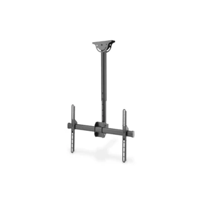 Abbildung von DIGITUS TV Deckenhalterung für 37 70&quot; Fernseher oder Monitore 50 kg max Belastung 35cm Höhenverstellbar VESA 200x200 bis 600x400 schwenkbar, neigbar, drehbar Schwarz