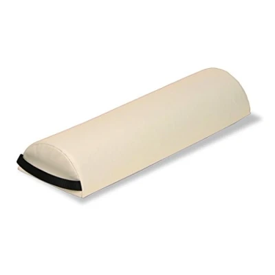 Abbildung von EARTHLITE Knierolle JUMBO HALBRUND Massagekissen/Nackenrolle/Nackenkissen für Massageliegen &amp; Rückenschmerzen (73 x 11.5x 23cm)