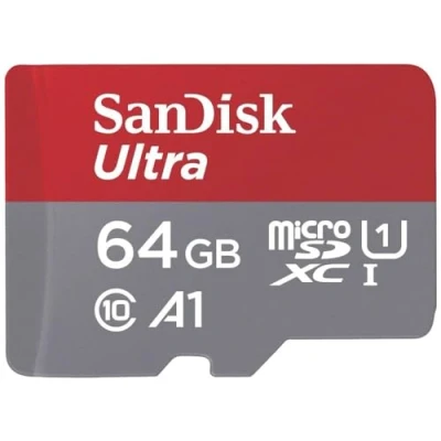 Abbildung von SANDISK ULTRA MICROSDXC 64GB + SD ADAPTER 140MB/S A1 CLASS10 TP