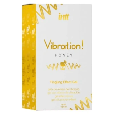 Abbildung von «Vibration! Honey» 15ml prickelndes Intimgel mit Geschmack (0.015 l) 15 ml