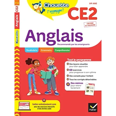 Abbildung von Chouette Anglais CE2: cahier d&#039;entraînement recommandé par les enseignants