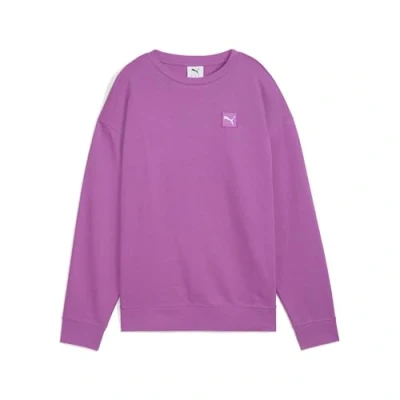 Abbildung von Puma ESS ELEVATED Bequemer Crewneck Damen Mit Print Wild Berry Größe: S
