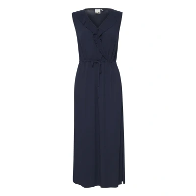 Abbildung von ICHI Ihmarrakech DR Freizeitkleid, Damen, Größe: Small, Total eclipse