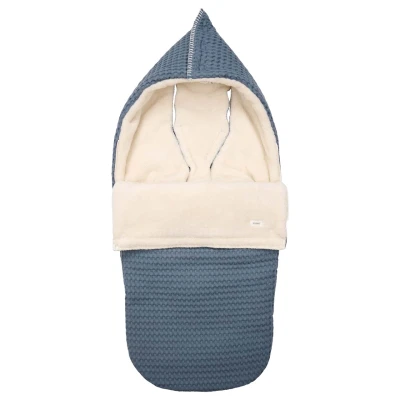 Abbildung von Koeka Buggy Fußsack Plüsch Oslo bluestone