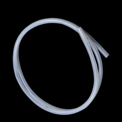 Abbildung von iMeistek Silikonschlauch 4mm ID x 7mm OD 2 Meter, Flexibler Lebensmitteltaugliche Schlauch Wasser Luft Rohr Transparent