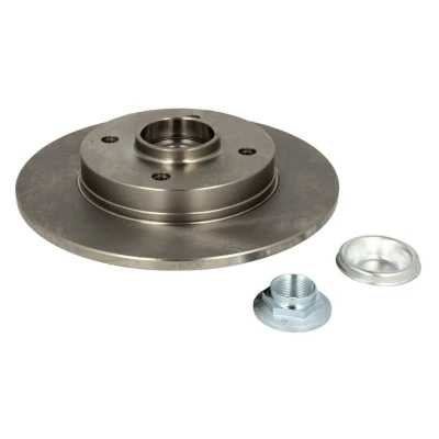 Abbildung von ABE C4P013ABE Bremsscheibe Hinterachse 249 9 4 voll mit Mutter, ABS Sensorring, Kappe, Radlagersatz PEUGEOT: 208 I Schrägheck
