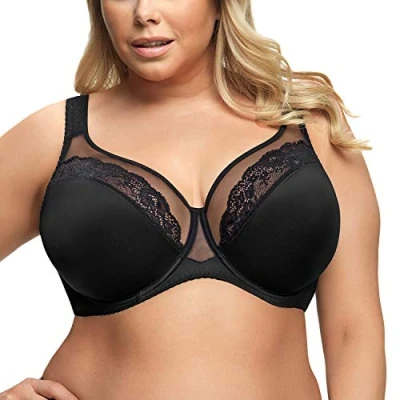 Abbildung von Gorsenia Luise BIG Bügel BH, Damen, Größe: 85F, Black