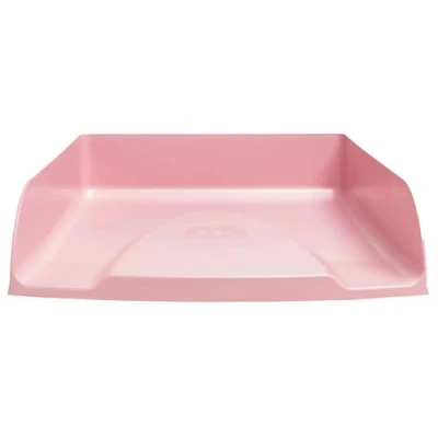 Abbildung von Exacompta 6 Stück Briefablage Combo Styli Autentik für Dokumente im A4+ Format Maße: 34 x 25 6,5 cm Etikettenhalter 500 Blatt Candyrosa