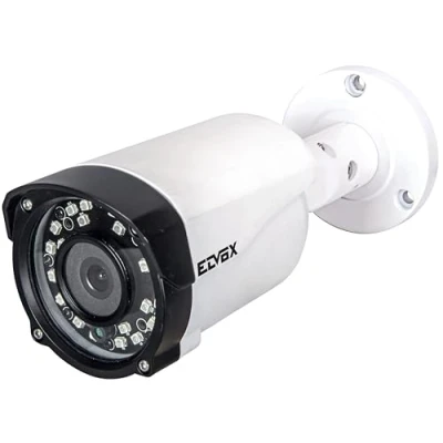 Abbildung von VIMAR 46CAM.136B.8 Kamera Bullet Day &amp; Night, CVBS/AHD auswählbar, Auflösung Full HD 1080p mechanischer IR Sperrfilter Fixobjektiv 3,6mm Schutzart IP66 Versorgung 12Vdc 230mA Halterung mit Kabelkanal
