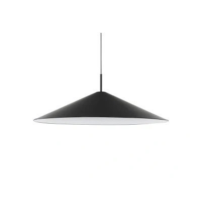 Abbildung von New Works LED Hängelampe Brolly, Ø 90 cm, schwarz, Aluminium