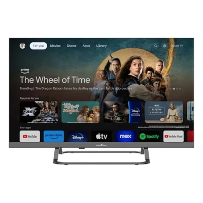 Abbildung von Smart TECH TV, 24 Zoll HD, Google Car Charger, Wi Fi, DVB T2/C/S2, HbbTV, Netflix, YouTube, Dolby Audio [24HG01VC]