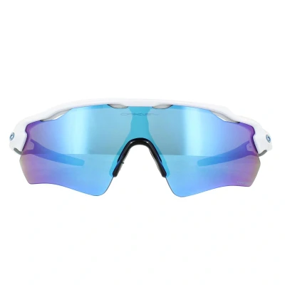 Abbildung von Oakley Herren OO9208 RADAR EV PATH 920873 Sonnenbrillen O_matter Weiß Blau Maske Normal Prizm