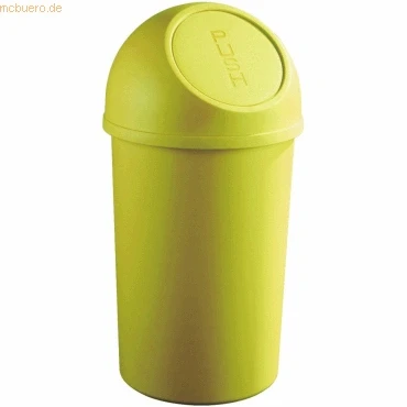 Abbildung von helit H2401218 Push Abfallbehälter „the flip“ 25L, gelb