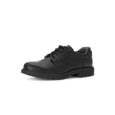 Abbildung von Pius Gabor Herren Businessschuhe,Schnürschuhe,recyceltes Futter,Wechselfußbett,straßenschuhe,Strassenschuhe,lace up Shoes,Black,44 EU / 9.5 UK