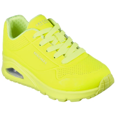 Abbildung von Skechers UNO GEN1 Neon Glow Plateausneaker Keilsneaker, Schnürschuh, Sneaker mit