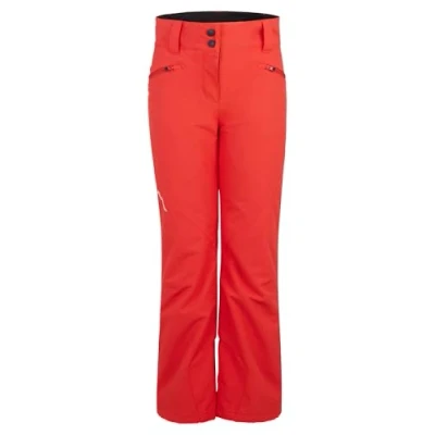 Abbildung von Ziener Kinder Alin Ski Hose/Schnee Hose atmungsaktiv, wasserdicht, PFC frei, Fiery red, 164