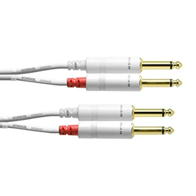 Abbildung von INTRO CFU 6 PP SNOW Twin Instrumenten Kabel, 6m weiß
