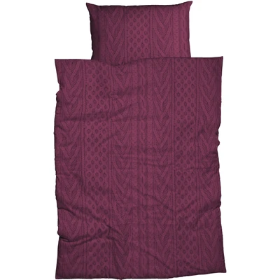 Abbildung von CASATEX Bettwäsche &quot;Eger&quot;, (2 tlg.), kuschelig und flauschig, optisch wie ein grob gestrickter Pullover