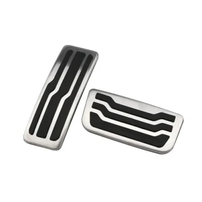 Abbildung von Bremspedal Für Ford Everest Endeavour Raider Ranger 2016 2017 2022 Edelstahl Auto Gas Pedale Kraftstoff Pads Abdeckung(2piece at Pedal)