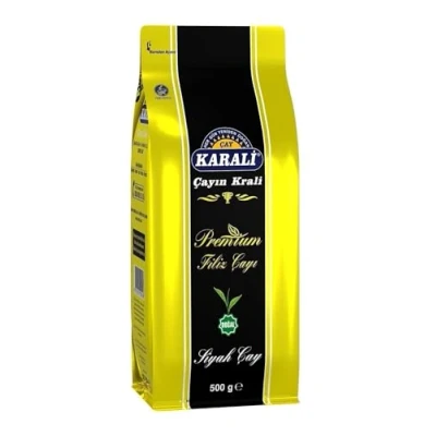 Abbildung von Trinovi Karali Türkischer Tee, 1x500g Schwarzertee, Premium Filiz Rize Cay, Schwarztee, Intensiver Geschmack, Perfekt für Frühstück und Nachmittagstee, Lose Blatt