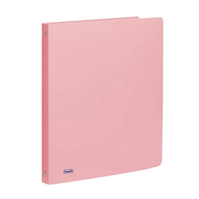 Abbildung von Favorit Pastell Ordner PP 22 x 30 cm, 4 runde Ringe Ø 15 mm, pastellrosa