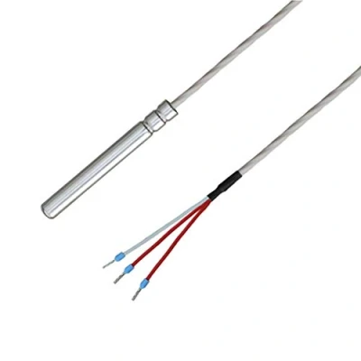 Abbildung von iOVEO 038HT01305 Kabelfühler / Temperaturfühler, Teflon Anschlussleitung bis 250C, PT100, 3 Leiter, IP67 wasserdicht, lebensmittelecht