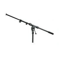 Abbildung von K&amp;M 211/1 Schwenkarm Schwarz ausziehbar 43,5 74,5 cm Galgen mit 3/8“ Gewindeanschluss, neigbar